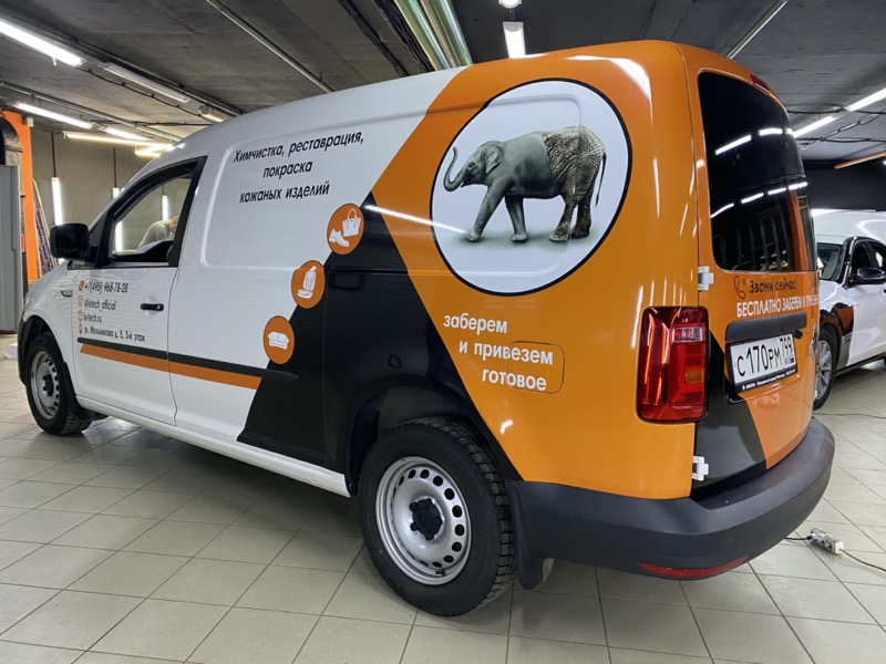 оклееный грузовик автомобильными плёнками Orajet